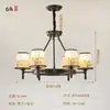 Estilo de la Dinastía Song Lámpara de araña para sala de estar Lámpara principal para salón Estilo Song Estilo Chino Zen Redonda para dormitorio Comedor Estudio Sala de té