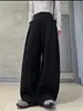 Pantalones casuales de pierna ancha de cintura alta para mujer, nuevo estilo otoño 2026, corte relajado, adelgazante, silueta recta versátil, pantalones largos de corte curvo