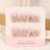 Arte de Unhas Pontas de Unha Usáveis Celebridade da Internet Múltiplos Estilos Cartão de Papel com Strass Embalagem Independente Com Ferramentas Gratuitas para Nail Art Pontas de Unha Usáveis