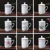 Caneca de Escritório Feminina Caneca de Chá de Cerâmica Jingdezhen Caneca de Leite Caneca de Café Caneca de Água Caneca Pode Ser Impressa com Logo Nome