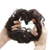 Atravessando a Fronteira Peruca Coque de Cabelo Coque Fabricante Atacado Seda de Alta Temperatura Fofo Cacheado Elástico de Cabelo Botão de Flor Cabeça Comércio Exterior Cabelo