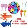 Brinquedo de Pesca Infantil Peixe Magnético Grande e Pequeno Dupla Face Tridimensional Peixe de Plástico Praça Parque Feira Noturna Barraca Peixe de Brinquedo