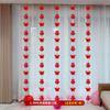 Decoração de quarto de casamento Sala de estar Decoração de cortina de quarto Flor festiva Longa palavra feliz Tridimensional Borboleta Feliz Pingente de corda