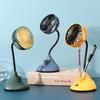 Ventilador USB pequeno mini ventilador de dormitório estudantil ventilador de mesa portátil ventilador elétrico com porta-canetas de mesa recarregável
