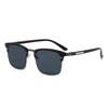 Nuevas gafas de sol de moda gafas de sol de medio marco transfronterizas gafas de sol con protección solar para hombre gafas de sol de medio marco de moda swing tide copia