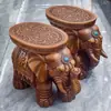 Banqueta de Elefante para Sala de Estar em Casa, Ornamento de Elefante que Atrai Fortuna, Banqueta para Trocar Sapatos, Pode Ser Usada como Item de Boa Sorte na Entrada, Banqueta que Atrai Fortuna