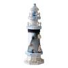 Faro de Madera Estilo Mediterráneo Retro Adornos de Torre de Observación Antiguos Decoración para el Hogar Entrada Sala de Estar Mesa