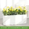 Combinação de Plantas Verdes Artificiais Hc-Dy5 para Paisagismo de Decoração de Janelas, Vasos de Flores, Jardineiras, Paisagismo de Divisórias, Exibição Interna e Externa