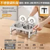 Caja de condimentos de acero inoxidable con compartimentos para condimentos, mermelada e ingredientes en polvo para hielo, adecuada para puestos