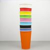 Taza de Papel Grande Color 500ml16A Venta al por Mayor Taza de Papel Grande Hecha a Mano DIY Engrosada Jardín de Infantes Construir 90