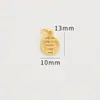 Colgante de oro de alta retención de color, accesorios de carácter de la suerte, colgante de pulsera, oro antiguo, accesorios de joyería DIY, colgante de pulsera de joyería