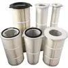 Elemento filtrante de polvo industrial a prueba de aceite e impermeable, cartucho de filtro de polvo con recubrimiento de PTFE, alternativa al elemento filtrante de polvo de bolsa de tela