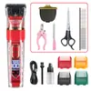 Aparador de Pelos de Pet Transfronteiriço Cão Elétrico Tosquiador Gato Tesouras de Higiene Máquina de Cortar Cabelo Tosquiador Elétrico