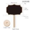 Adornos Colgantes de Artesanía de Boj Modernos Minimalistas Transfronterizos con Superficie de Pizarra de Plástico para Decoraciones de Fiesta de Boda de Parejas
