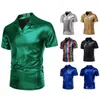 Camiseta de Solapa Talla Grande Verano 2025 Amazon para Hombre Diseño Bronceado Camiseta de Manga Corta con Solapa Polo para Hombre Transfronterizo