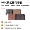 Paneles de Pared de Plástico-Madera para Exteriores, Paneles Decorativos de Pared para Casas de Madera, Paneles de Madera-Plástico, Paneles de Pared Especiales para Exteriores de Villas, Impermeables y Anticorrosivos