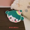 Broche de Pelúcia de Gato Desenho Animado Fofo, Acessórios de Tecido Desenho Animado, Pingente de Grampo de Cabelo DIY, Acessórios Decorativos Fofos