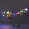 Acessório de Cabeça de Natal Faixa com Galhos Luminosos Adultos Crianças Fantasia Acessórios de Cabelo Presente de Feriado Cartão de Cabelo Foto de Equipe