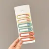 Horquilla para Cabello Roto Infantil para Mujer Popular en Internet Negra Mate Pinza BB Pinza para la Parte Posterior de la Cabeza Pinza para Flequillo Lateral Delantero Accesorios para el Cabello