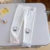 Leggings Lindos para Niñas 26 Estilos Nuevos Primavera y Otoño Elegantes Parche Versátiles Pantalones para Bebés Ajuste Delgado Ropa Exterior Pantalones Largos Modernos