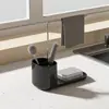 Prateleira de Armazenamento para Cozinha Dispenser de Sabão Tipo Pressão com Drenagem Suporte para Pano de Prato de Aço Inoxidável Armazenamento de Detergente de Louça Caixa de Sabão Espessa para Bancada
