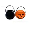 Calabaza Decorativa de Halloween Tarro Mini Trompeta 7cm Cubo de Calabaza Caja de Dulces de Halloween Forma de Calabaza