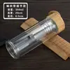 Taza de Vidrio de Doble Capa con Tapa de Bambú, Taza de Agua Creativa, Taza de Regalo Empresarial, Asa de Cuerda Portátil, Taza de Té Resistente al Calor de Alto Borosilicato para Preparar Té