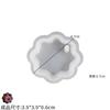Pegamento Cristal DIY Colgante Individual Molde de Silicona de Resina Sin Pulir Geométrico Redondo Collar Llavero con Agujeros