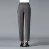 Pantalones para mujeres de mediana edad y mayores, pantalones de primavera y otoño para madres, pantalones gruesos y sueltos para ancianos, ropa de abuela, ropa exterior informal de cintura alta