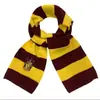 Bufanda rayada estilo Academia Harry Potter con insignia bordada, mercancía de Gryffindor, fabricante mayorista de Hogwarts