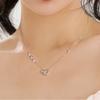 Collar de Corazón con Latido, Nueva Moda, Lujo Ligero, Diseño de Nicho, Estilo Dulce y Fresco de Chica Popular Cadena para Clavícula Regalo para Novia