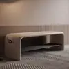Banco de cambio de zapatos lujoso y de alta gama para uso doméstico en la entrada, se puede usar como banco para sentarse para ponerse los zapatos, integrado con un zapatero, adecuado para el dormitorio como un banco largo al pie de la cama
