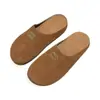 Zapatos de Exterior para Mujer Birkenstock Medio Pantufla Modelo Nuevo 2026 con Aumento Oculto de Altura, Zapatos de Mujer Slip-On de Suela Suave, Pantuflas Retro Cerradas para Flojera