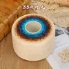 Fio de algodão mercerizado degradê em formato de bolo, fio de oito cabos tecelado à mão, multicolorido, não forma bolinhas, respirável para manta e xale
