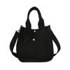 Nova bolsa tote portátil estilo ins japonês lona para carregar na mão bolsa para marmita feminina versátil bolsa de ombro
