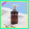 Botella de Loción con Bomba de Presión de 100ml Botella de Recarga para Limpiador Facial Gel de Ducha Champú Hombro Inclinado Botella de Plástico PET 100ml