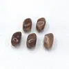 Contas Irregulares em Formato de Pedra Bicolores 12x20mm com Pequenos Furos, Novos Acessórios Estilo Chinês, Acrílico