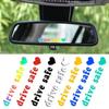 Pegatinas para coche de conducción segura transfronterizas Inglés conducción cuidadosa decoración de espejo retrovisor pegatinas reflectantes pegatinas para coche de conducción segura
