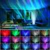 Lámpara de proyección LED de aurora boreal y cielo estrellado, bestseller transfronterizo para entretenimiento y decoración del hogar, lámpara de bola mágica con patrón de agua para dormitorio