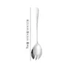 Amazon 1010 Serviço de Louças Colher Pública Escorredora Colher de Servir de Aço Inoxidável Garfo Colher de Sopa Colher para Misturar Café Pá de Bolo