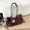 Bolsa de sobaco grande com estampa de leopardo para mulheres, nova moda retrô 2026, bolsa de ombro, bolsa tote hobo casual