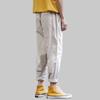 Pantalones Rectos Cortos de Primavera y Otoño para Hombre Estilo Hong Kong Sueltos Versátiles Marca de Moda Ins Pantalones Casuales Peto de Moda Estilo Coreano