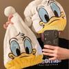 Gorro Nuevo para Cabello Seco para Niños Bebé Engrosado Forro Polar de Coral Gorro de Ducha de Dibujos Animados Gorro Toalla Absorbente para Cabello Seco para Niños y Niñas