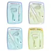 Rallador de Melón al por Mayor Cuchillo para Fruta Tabla de Cortar Set para Suplemento Alimenticio Infantil Cuchillo para Fruta de Acero Inoxidable Set de Tres Piezas Fabricante