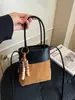 Bolso Cubo de Gamuza Esmerilada Transfronterizo Bolso para Teléfono Móvil para Mujer 2026 Primavera Nuevo Estilo Bolso de Hombro Cruzado de Gama Alta