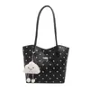 2026 Nova Bolsa Tote de Bolinhas Feminina Grande Capacidade Bolsa de Ombro Único Tendência para o Trabalho Versátil Casual Bolsa de Axila Atacado