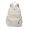 Mochila de senderismo para exteriores nueva, de color sólido, versátil, de gran capacidad, diseño simple, mochila de viaje ligera
