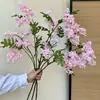 Cachos Realistas de Flores Artificiais de Espinheiro-Alvar com um Toque de Luxo de Alta Qualidade para Cenários de Pousada ao Ar Livre e Decoração de Sala de Estar