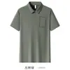 Uniforme de Equipe Novo Estilo de Verão Camisa Polo de Secagem Rápida Masculina Manga Curta Esportiva Casual Respirável Leve Luxo Publicidade Empresarial Camisa de Manga Curta