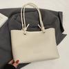 Bolso tote de hombro de estilo casual simple al por mayor de primavera y verano, moda coreana, para todo, para ir al trabajo, para estudiantes, para clase, bolso de hombro